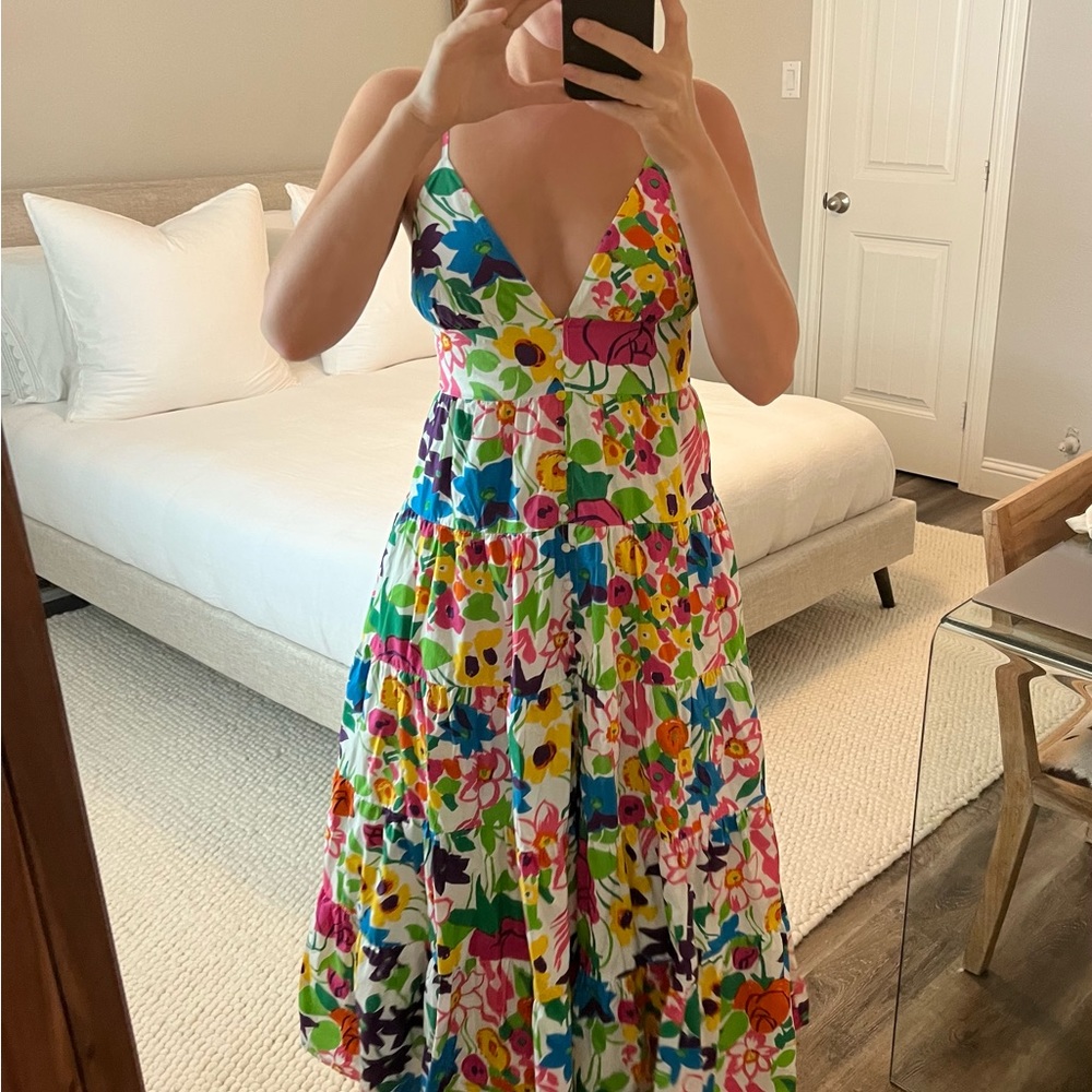 J Crew Floral Maxi Dress - Picture 2 of 9